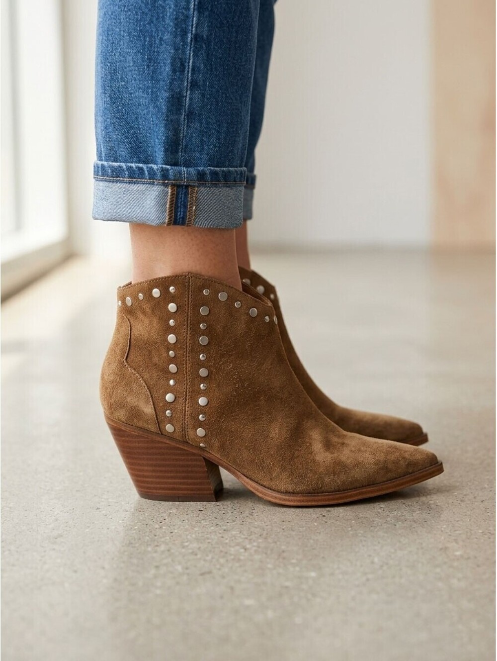 Marc Fisher Mildeni Leather Western Boots